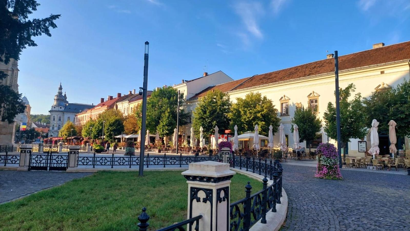 Apartament De Lux Central, P-Ta Matei Corvin Cluj-Napoca Eksteriør bilde