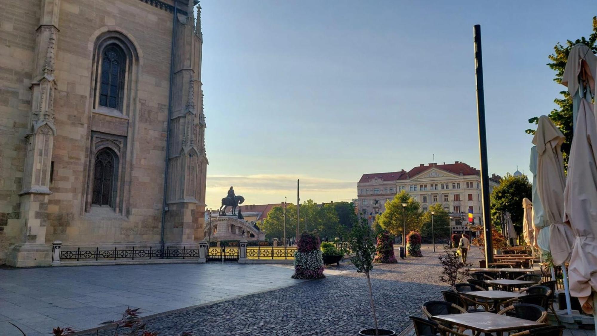 Apartament De Lux Central, P-Ta Matei Corvin Cluj-Napoca Eksteriør bilde